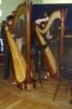 les harpistes hugo REGNIER et Pauline CARPENTIER