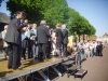 la joie de Pierre SAMARCQ et Samantha DELBERGHE lors de la remise des trophées, joie partagée avec les e